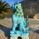 Ceramic Lion Dog Figurines