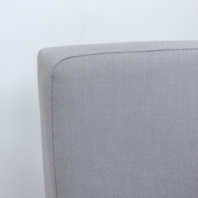 Fauteuil orangebox en tissu gris