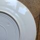 Ironstone dessert plates, poppies