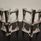 Vintage Fritz Nagel "Vogelflug" Chrome Candlesticks