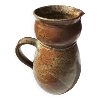 Handmade speckled stoneware pitcher 1.5 liters