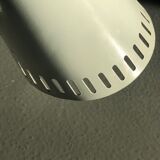 Bauhaus wall lamp in grey metal