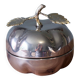 Vintage silver-plated and brass bonbonnière