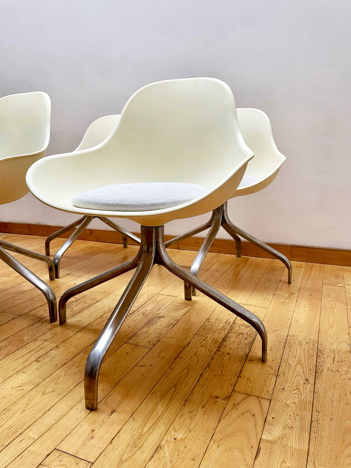 Set of 4 IKEA Chris Martin ABS chairs