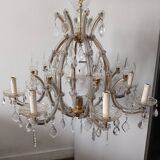 Glass pendant chandelier
