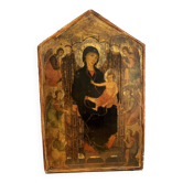Icône italienne vierge de rucellai