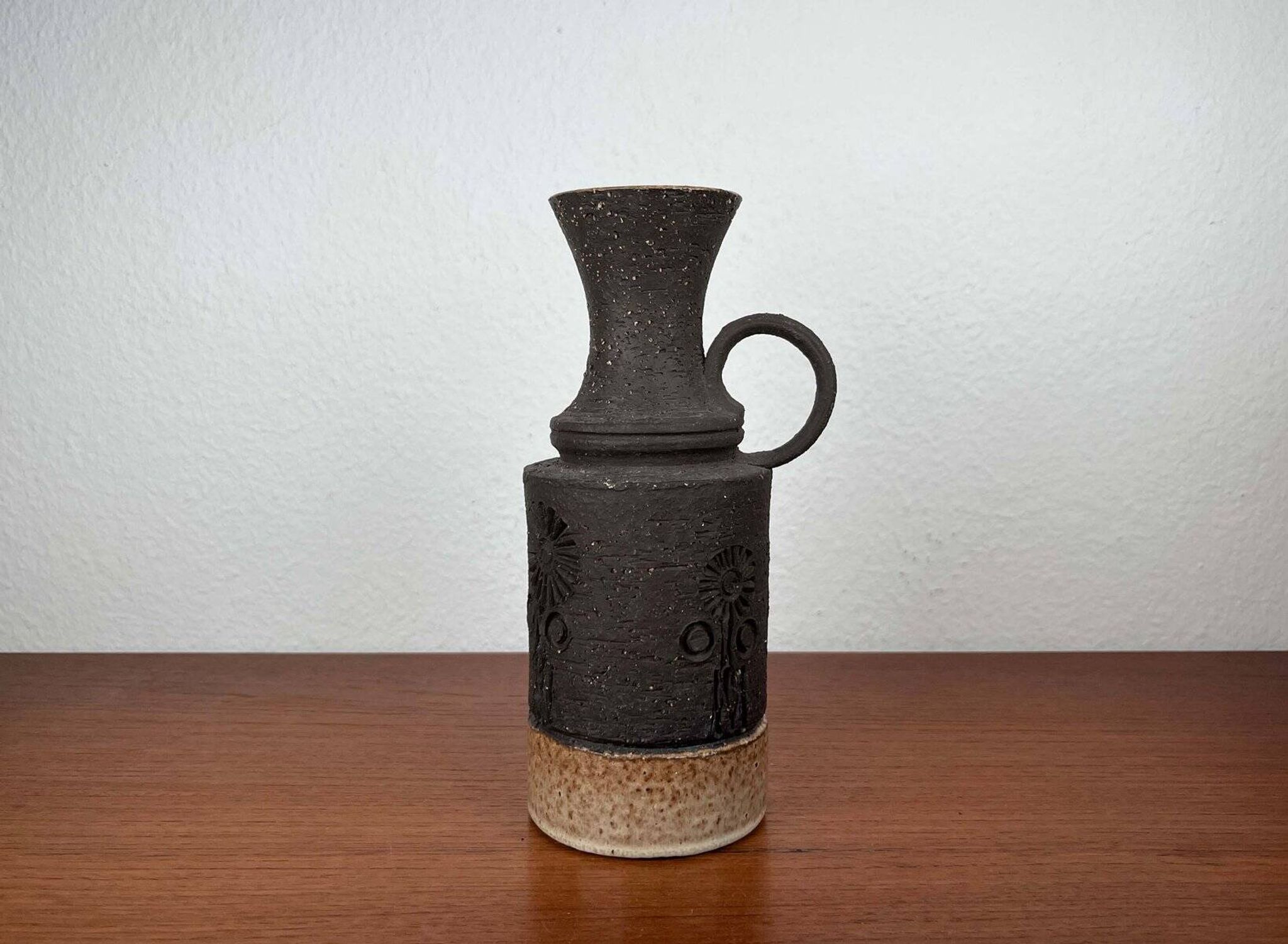 Mid-century Danish studio ceramic vase from the 1960s.