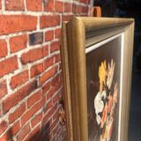 Still life painting on canvas