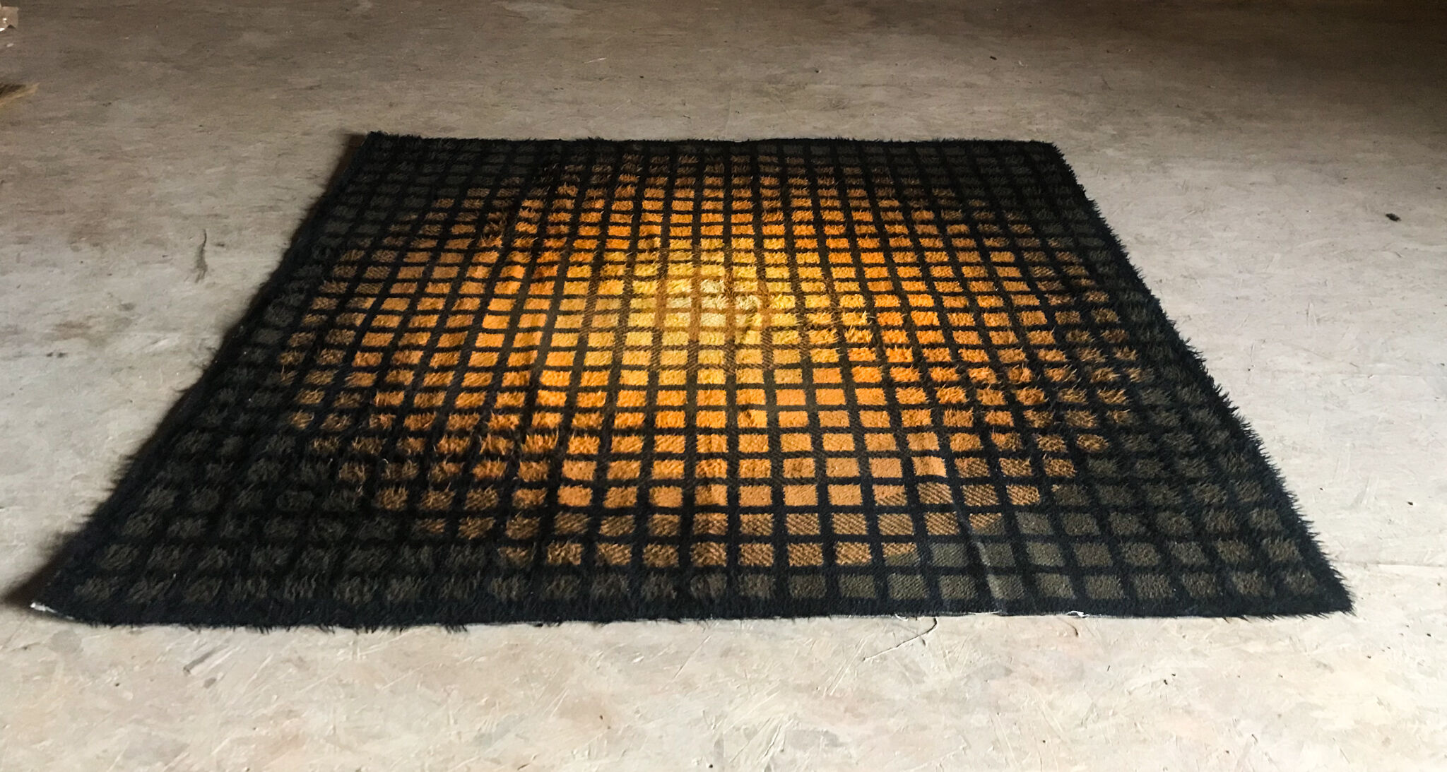 Tapis by Verner Panton pour Unika Vaev, 1960. Tapis de designer en Laine de Rya