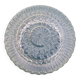 Round cast glass ceiling lamp