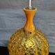 Amber glass vintage chandelier