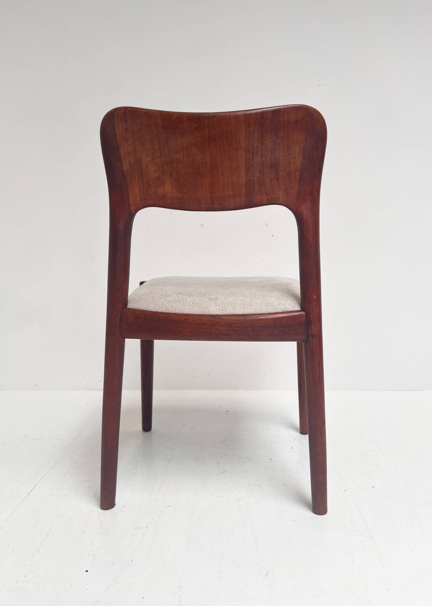 Set reupholstered Ole chairs by Niels Koefoed (2), 1960s