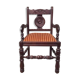 Vintage Basque wooden chair