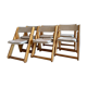 Six pine chairs in the 1970s