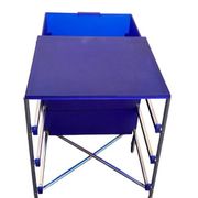 Mobil storage unit – 3 cobalt blue drawers – Kartell, 1993 (First edition)