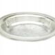 Biedermeier platter, silver-plated brass, Poland, 19th century