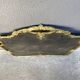 19th century fireplace fire guard by Bouhon Frères in bronze, French spark guard 1880