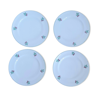 4 dessert plates