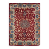 Paire de tapis d'orient iran kashan - fait main - dimensions: 1, 42 x 2.15 mètres