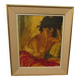 Painting, oil painting signed roka, the gypsy