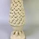 Spanish floral ceramic table lamp from Manises, Spain, circa 1970s