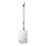 Adjustable Cylinder Pendant Mod. 437 by Tito Agnoli Produced by O-Luce, Ita