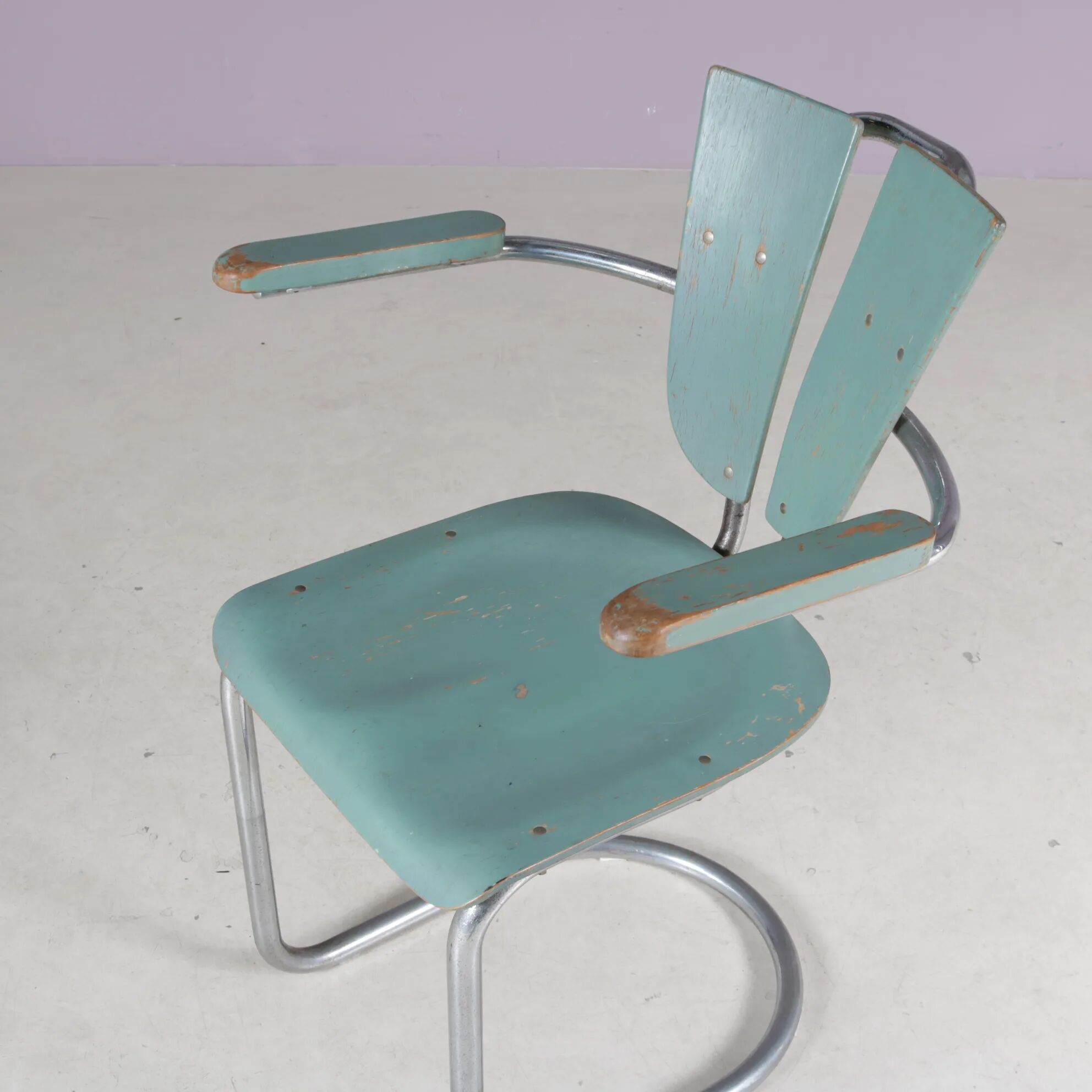 1950s Rare side chair by Lemafa Den Haag, Netherlands