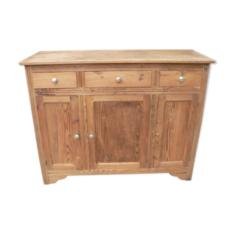 Sideboard style parisian scoured fir
