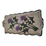 Vintage thistle pattern dish