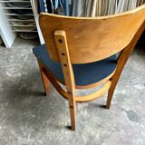 Bistro chair in light and black beech