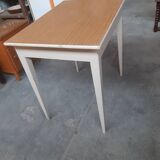 small white table