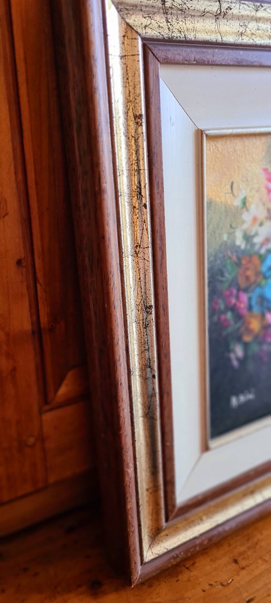 Floral painting signed A.Bini