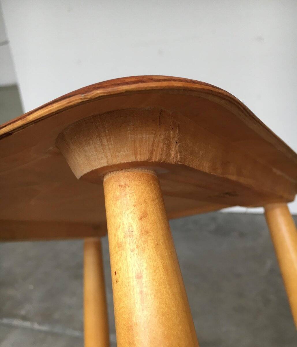 Tabouret suédois milieu du siècle de Edsby Verken