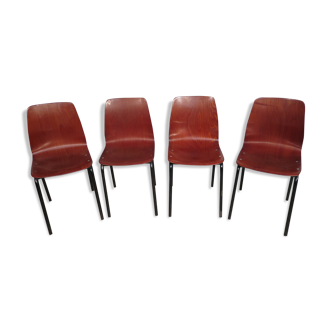 Set de 4 chaises Pagholz Made in West Germany