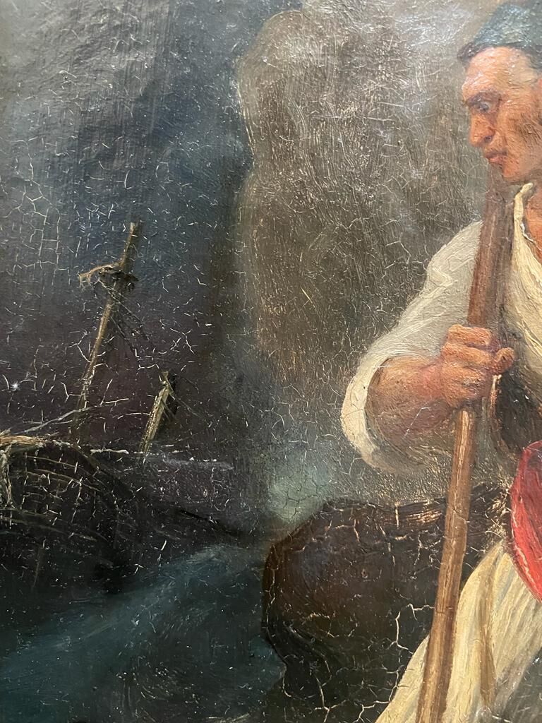 Painting allegory of death 19th century