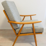 Grey Boomerang armchair
