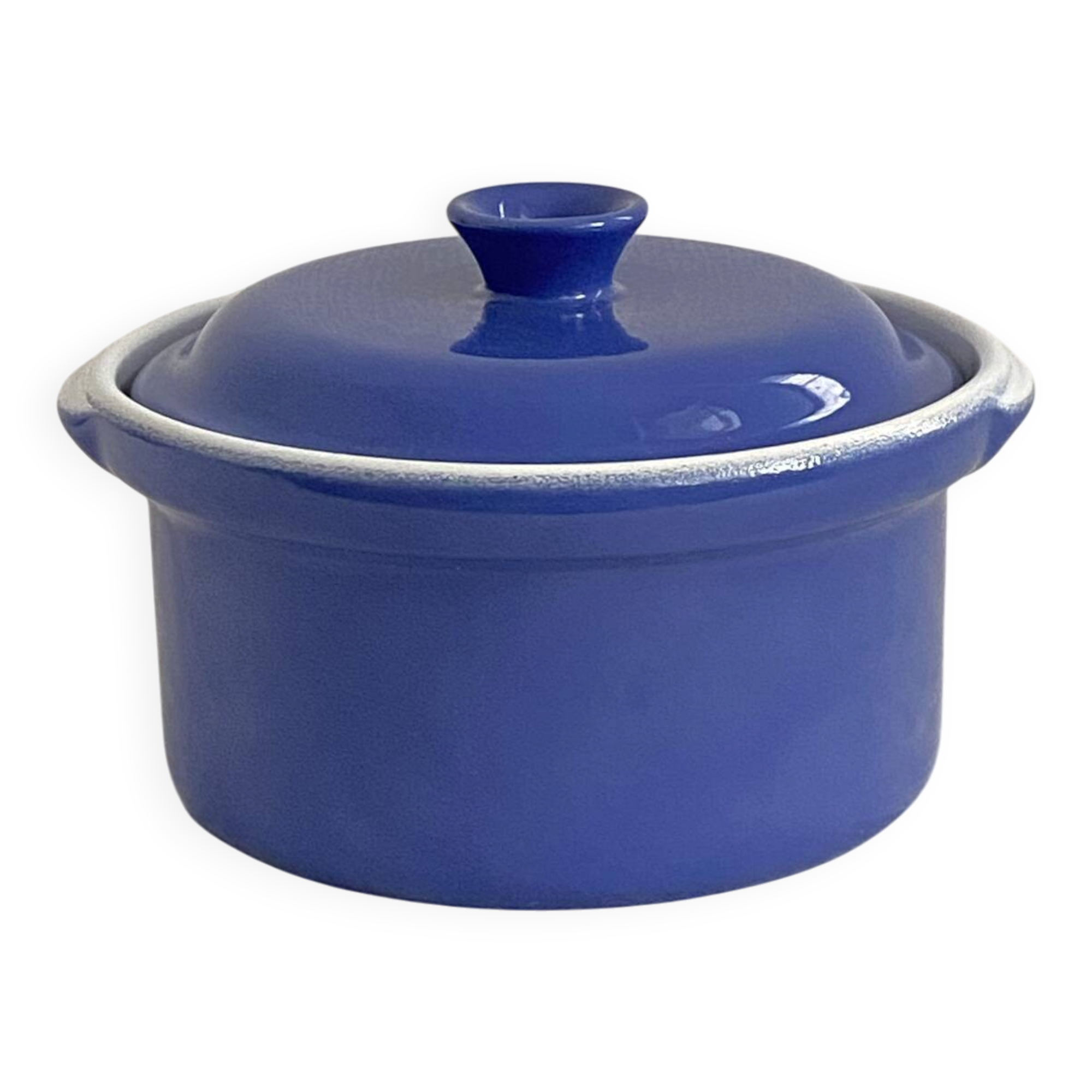 Cocotte en céramique bleue Emile Henry