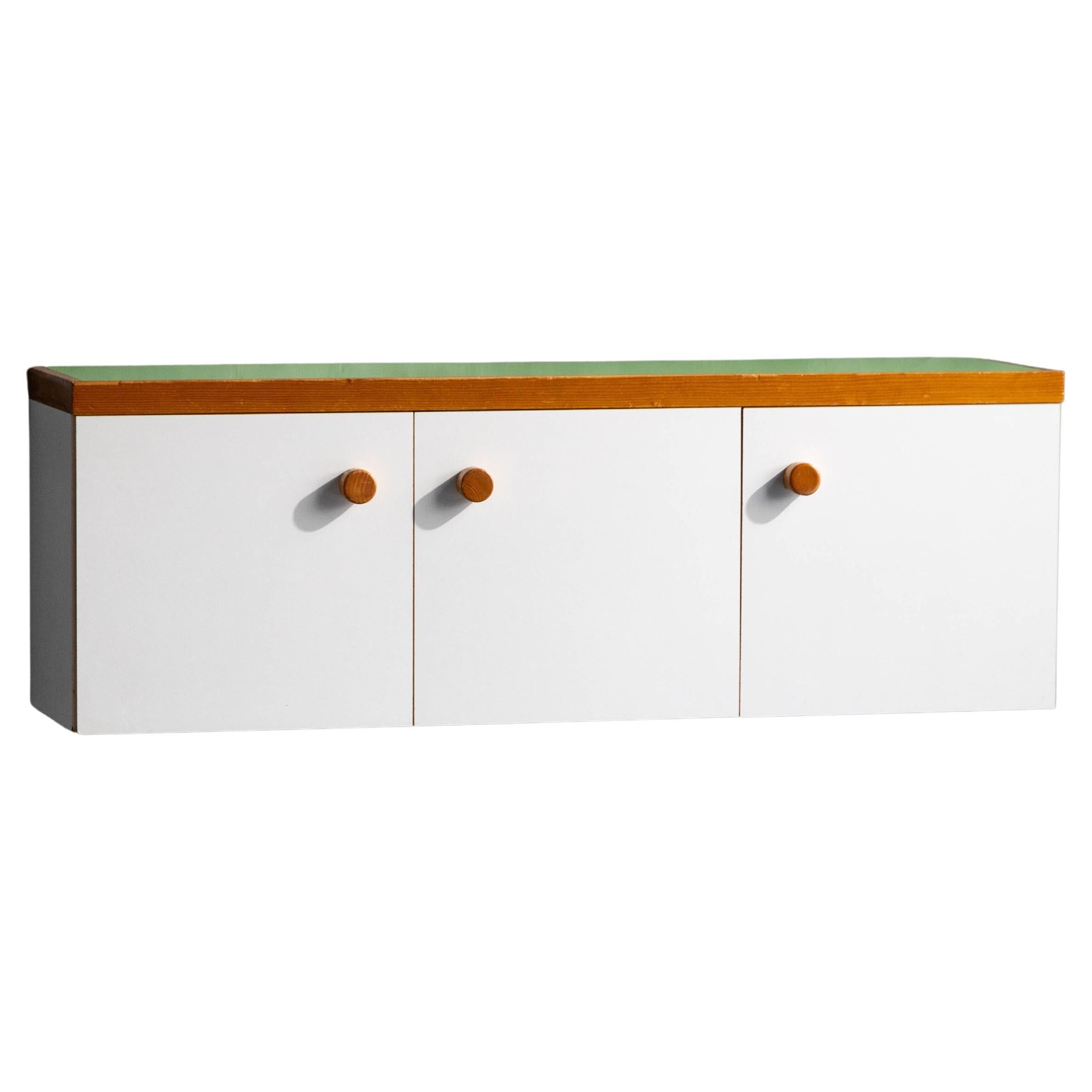 Wall mounted cabinet by Charlotte Perriand for Les Arcs, France, 1970s