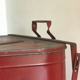 Metal firefighter's bin