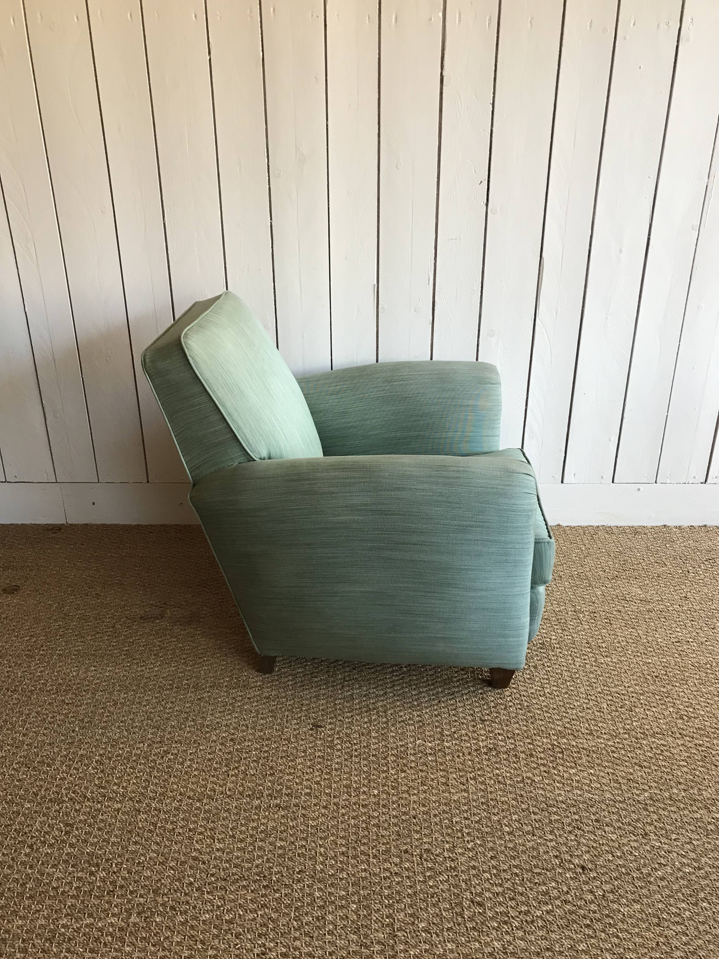 Fabric club armchair
