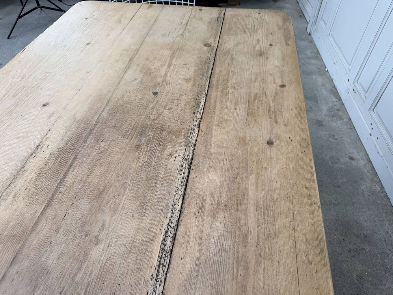 Table de travail ou drapier 1920 sur roulettes