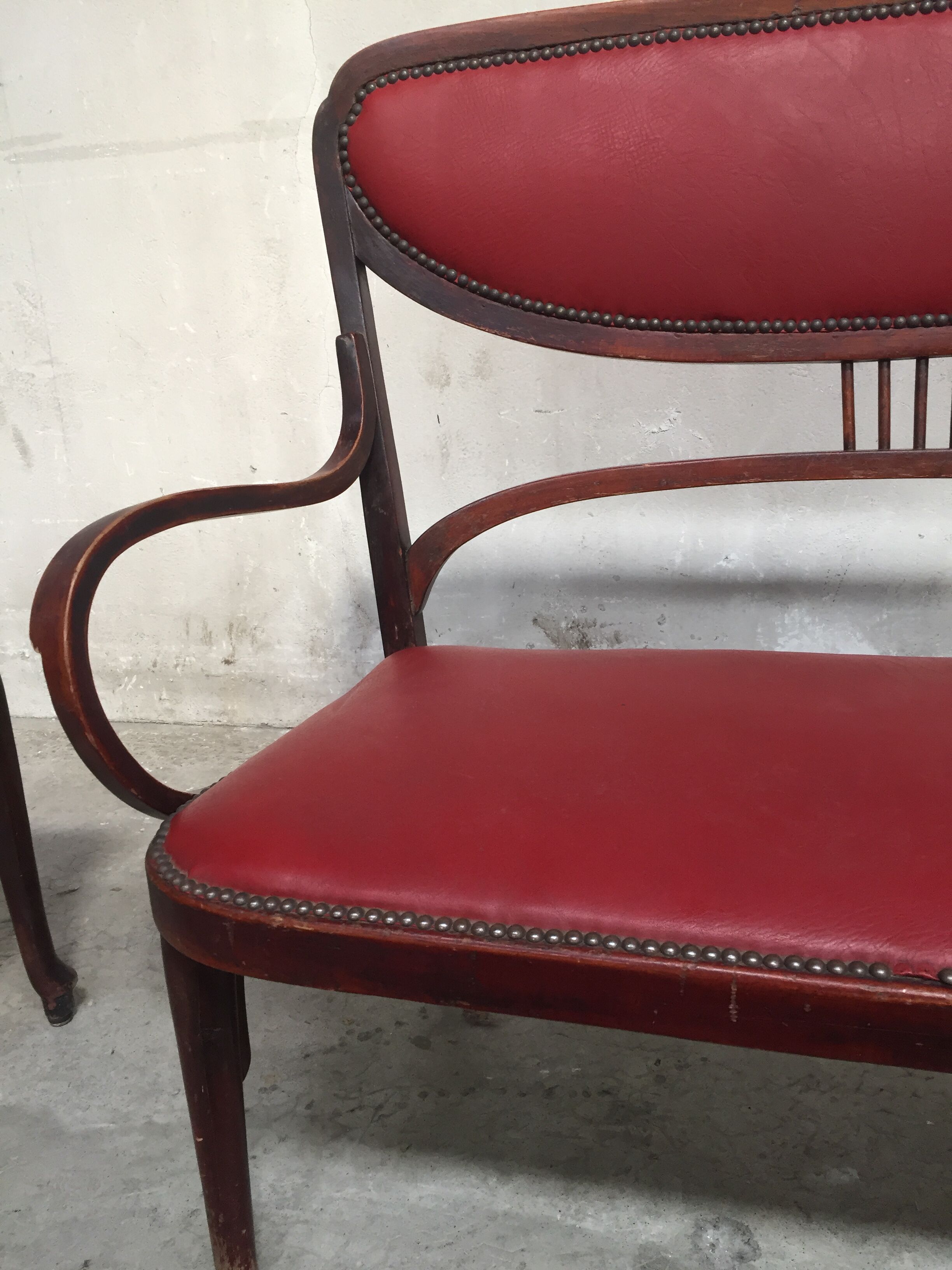 Seat and 2 armchairs 1900 Thonet