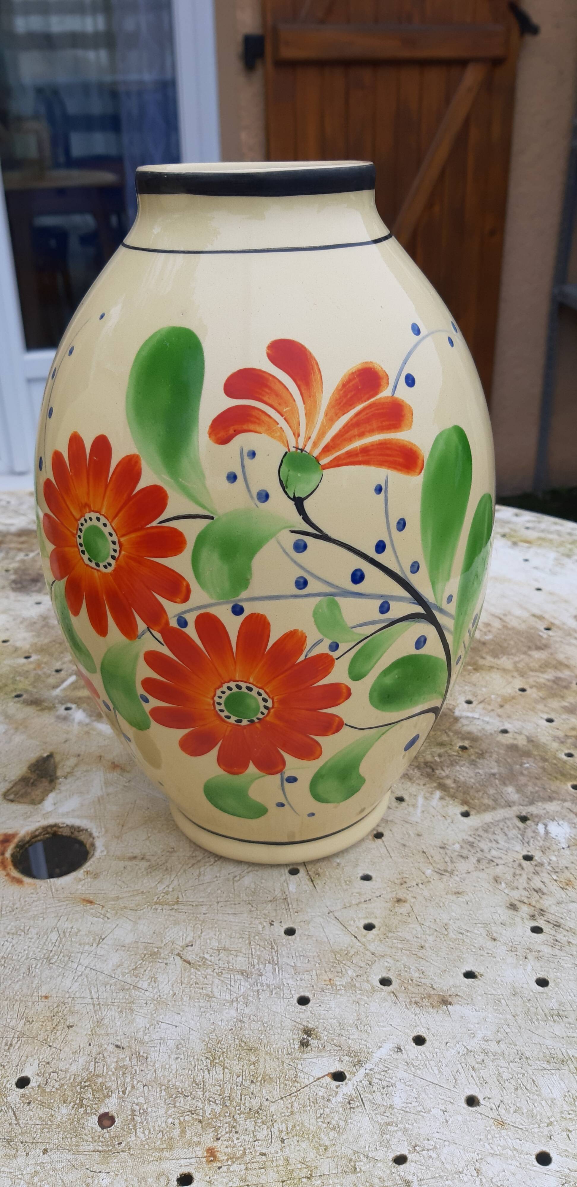 Pair of Vases Boch La Louvière