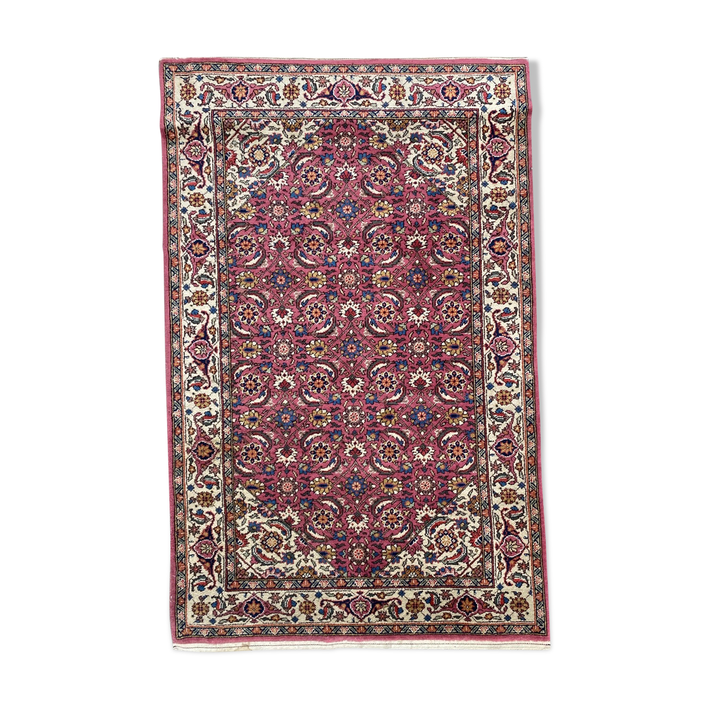 Beautiful vintage Transylvania handmade Persian style carpet 131x220 cm