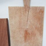 Two vintage solid wood cutting boards XL