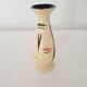 Ceramic vase with geometric shapes decoration signed Martine