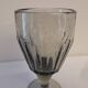Footed glass La Rochère, 70's bubble glass
