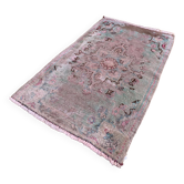 Vintage Turkish Oushak Rug 106x66 cm shabby carpet Ushak Region Small