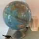 Very large luminous terrestrial globe Hercules 1960