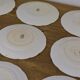 Set of 12 souvenir plates of Lourdes Digoin & Sarreguemines